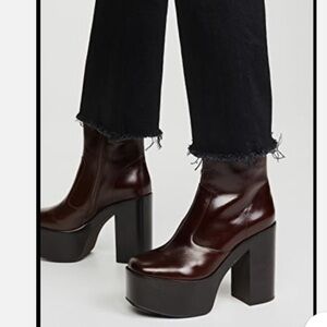 Jeffery Campbell Brown Platform Boots
